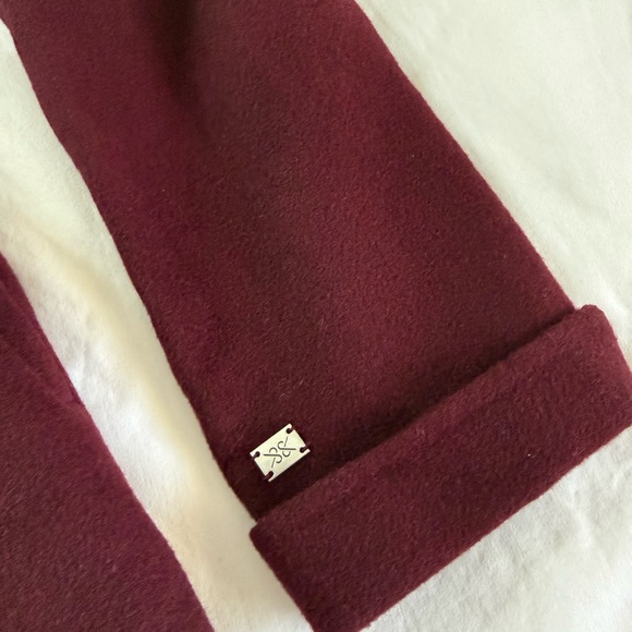 Soia & Kyo BRIDGETTE-N Merlot Women's Wool Belted Coat R13A - Picture 6 of 11